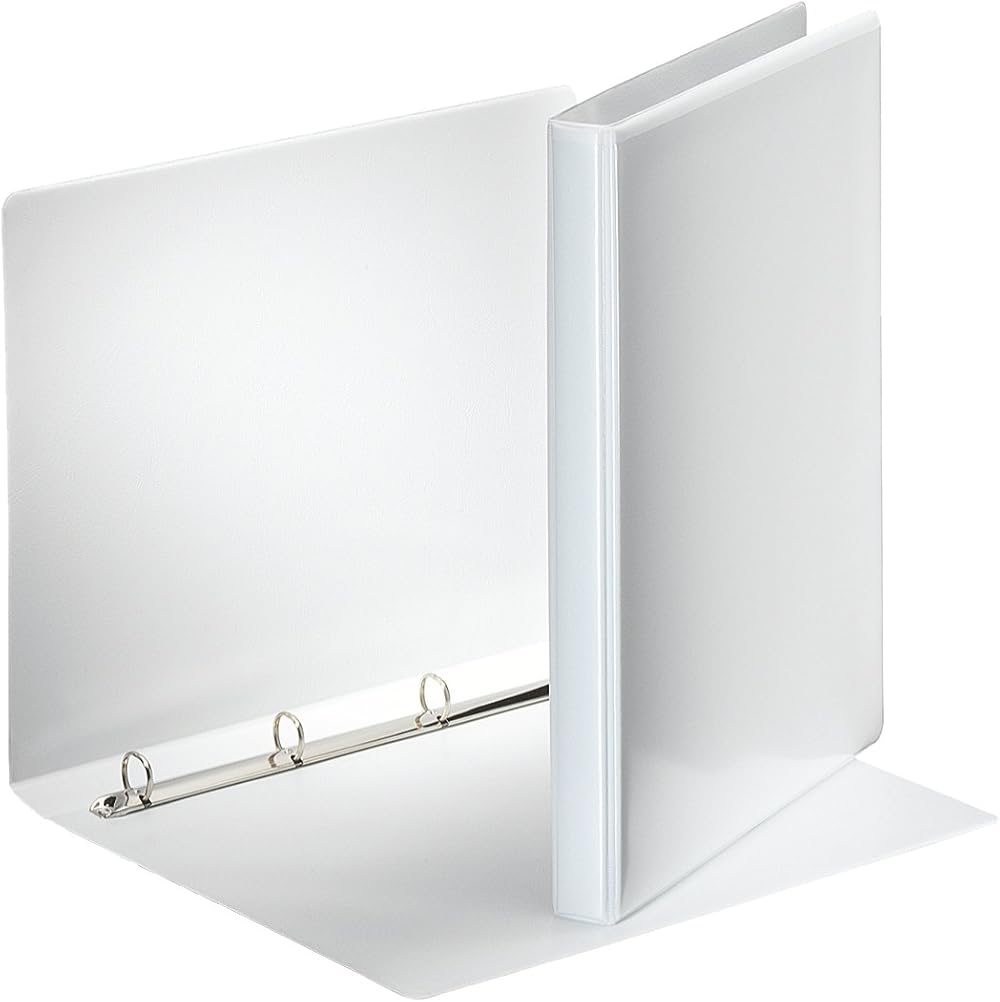 Esselte A4 Essentials Presentation Binder White 3 cm Spine PP