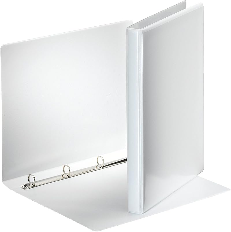 Esselte A4 Essentials Presentation Binder White 3 cm Spine PP