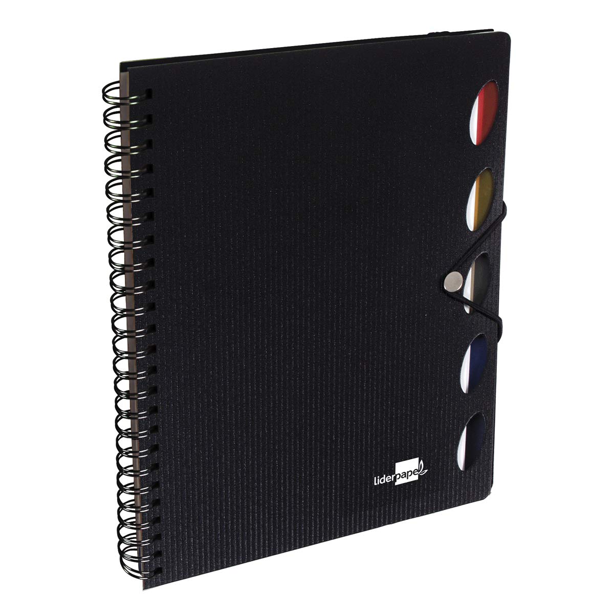 Q Connect A4 Notepad, Squared Paper, 100 Sheets 100 Blatt, A Black