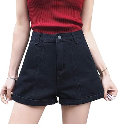 loose fitting high waisted shorts