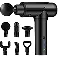 ZEOEZHBI Massage Gun Deep Tissue, Back and Neck Massager for Pain Relief Deep Tissue, Electric Muscle Back Massage Gun, Handheld Massagers, Birthday Gifts for Women/Men/Mom/Dad, Black