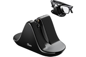 Charging Dock Compatible with Ray Ban II AI Smart Glasses, Portable Charging Base with LED Indicator