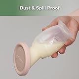 haakaa Manual Silicone Breast Pump with Suction Base 5oz Blush view 5