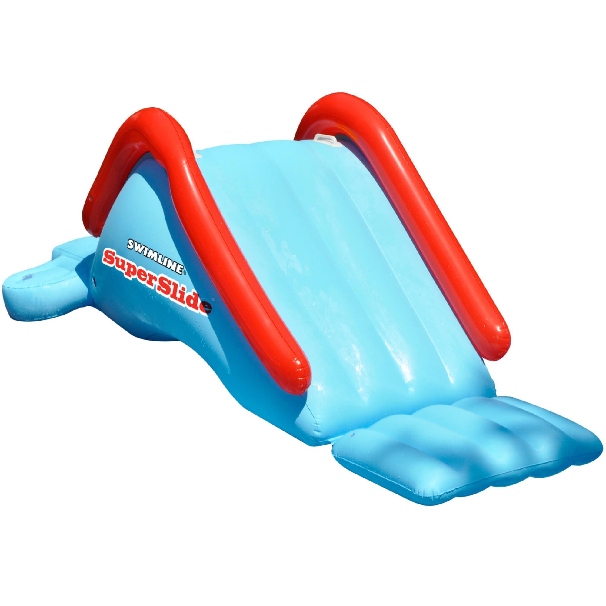 Photo 1 of Swimline Super Slide Inflatable Pool Toy, Blue/Red
