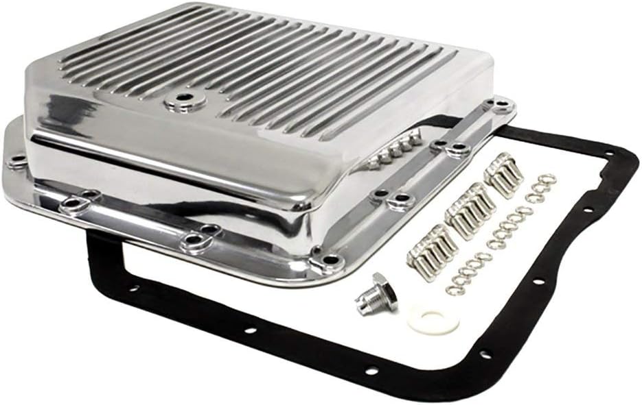 Compatible/Replacement for Chevy/GM Turbo TH-350 Aluminum Transmission Pan Kit - Polished