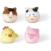 Melissa & Doug Rollables Farm Friends Infant and Toddler Toy (4 Pieces)