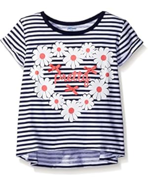 Baby Girls' Short Sleeve Swing Top with Back Ruffle