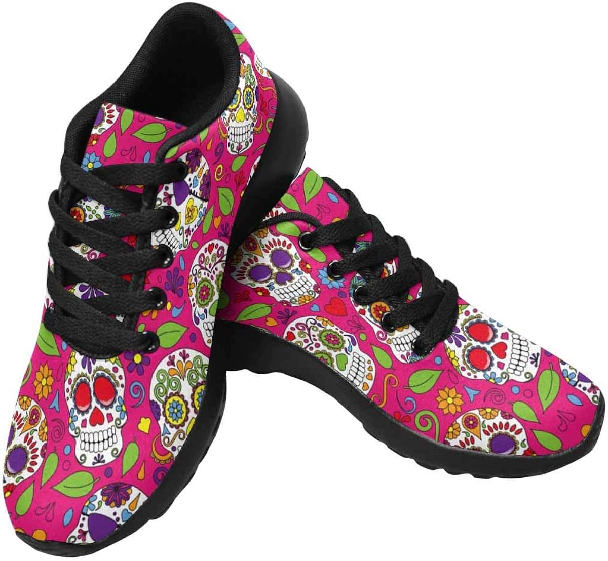 sugar skull tennis shoes
