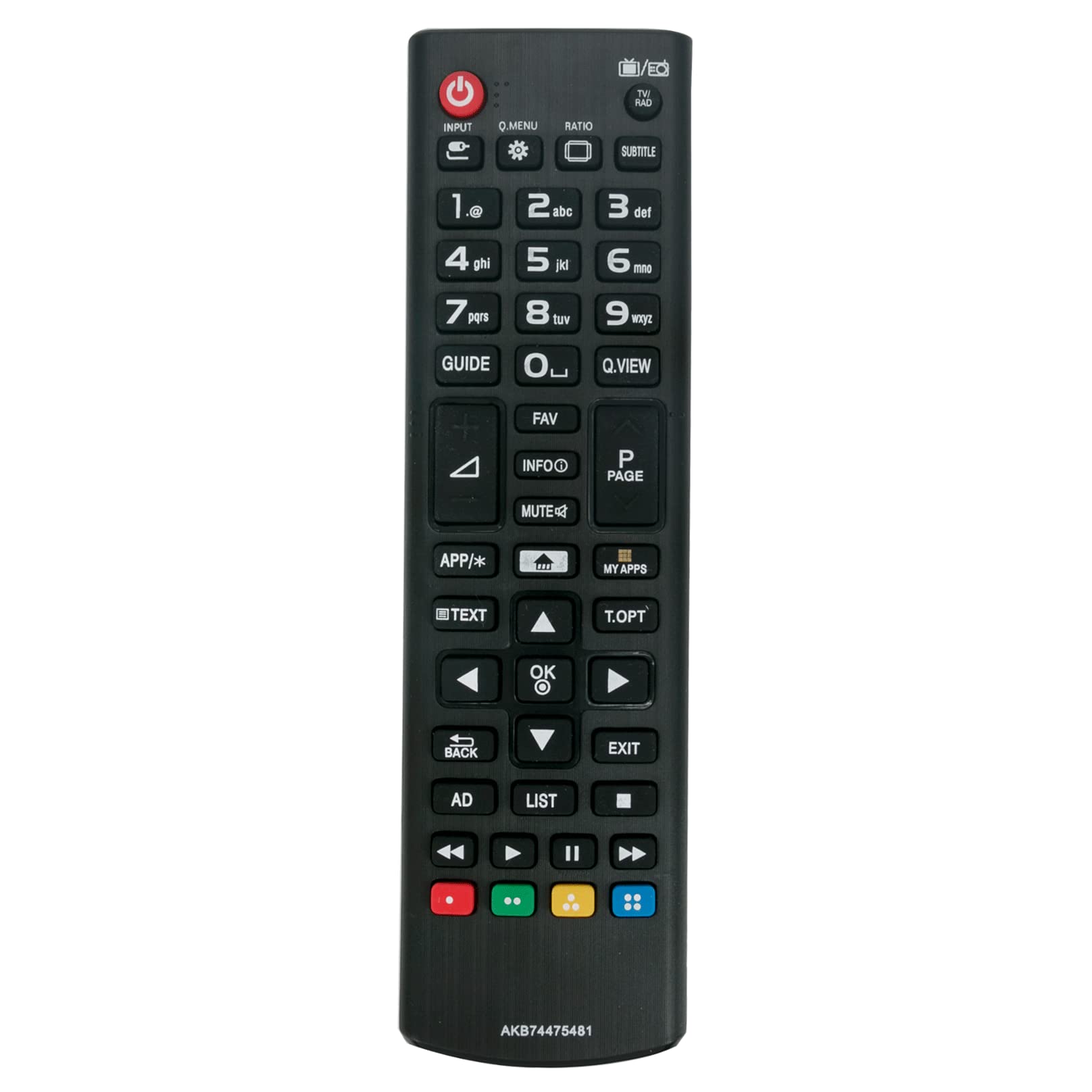 VINABTY AKB74475481 Remote Control Replaced Fit For LG LED OLED TV 49LF590V 49UF6407 43LF590V 32LF592U 43UF6407 55LF592V Sub AKB73715601 AKB74475472