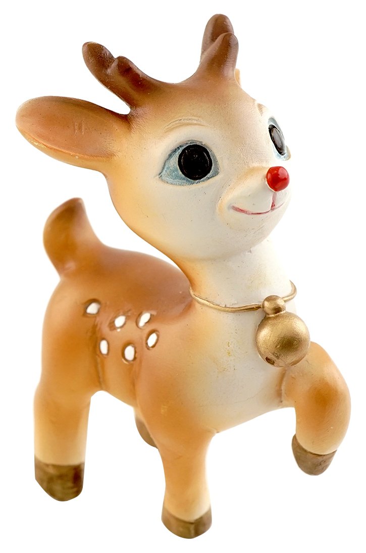Top Collection Miniature Fairy Garden and Terrarium Reindeer Figurine