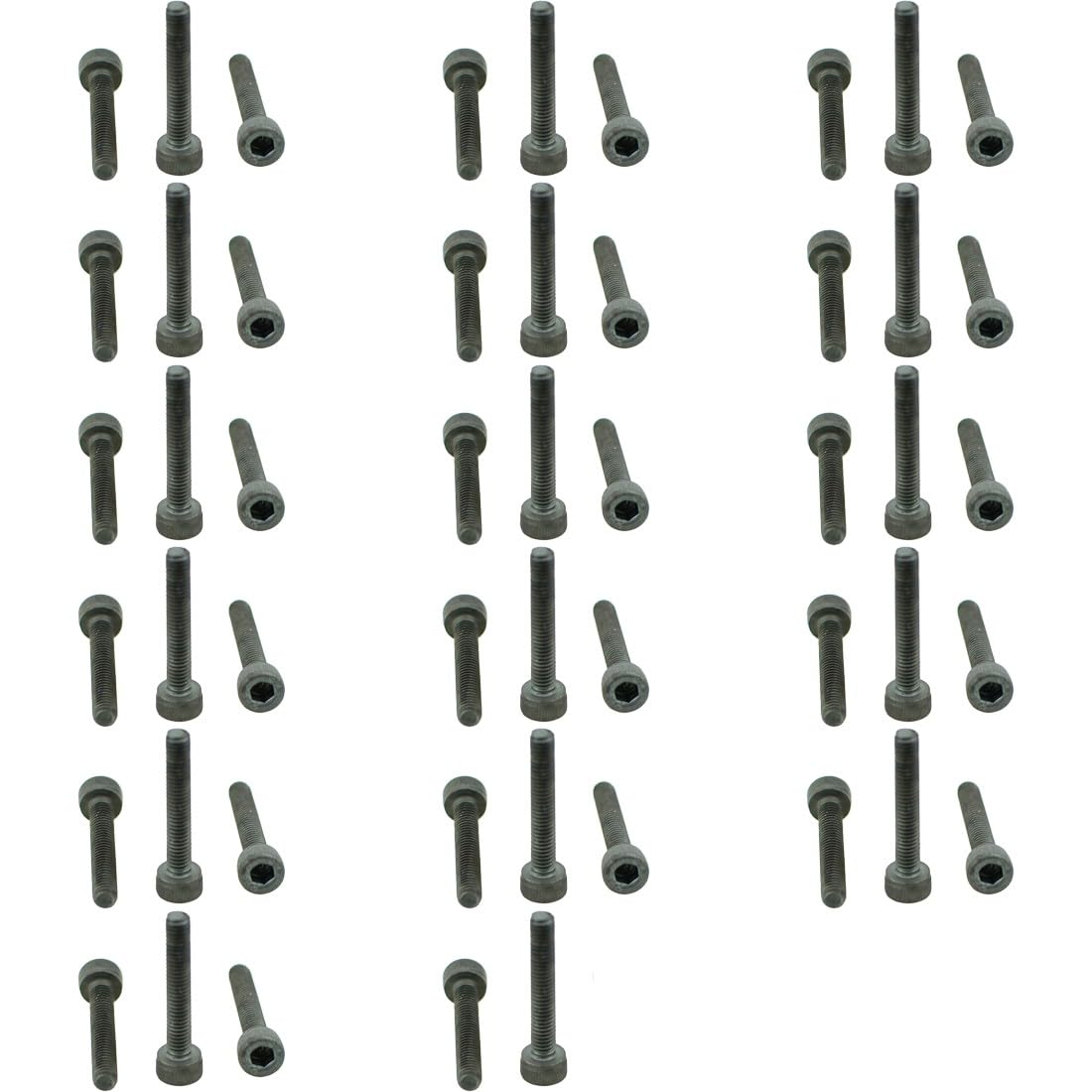 XunLiu Grade 12.9 Alloy Steel Hex Socket Head Cap Screws (50, M3X18)