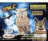 3-D Wooden Puzzle - Owl -Affordable Gift for your Little One! Item #DCHI-WPZ-E038