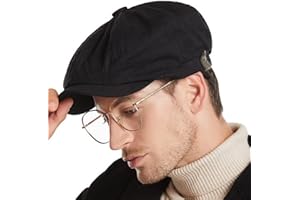 Clakllie Newsboy Cap Baker Boy Hat Flat Caps 8 Panel Peaky Herringbone Gatsby Hat Ivy Irish Cap for Men Women Driving Cap