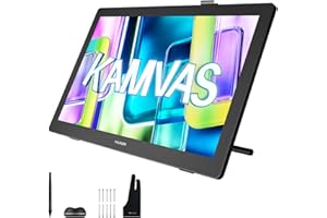 HUION KAMVAS 22 (Gen 3) 2.5K 90Hz Drawing Tablet with Screen 21.5 Inch, Featuring PenTech 4.0,16K Pen Pressure,140% sRGB, ΔE 