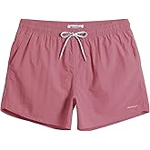 maamgic Mens Swim Trunks 5" with Mesh Lining Quick Dry Bathing Suits for Men Swim Shorts Swimwear
