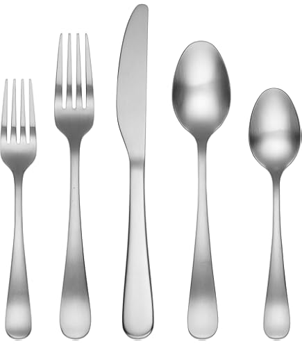 Amazon.com | Cambridge 284142CSLG4 Bourne 42-Piece Flatware