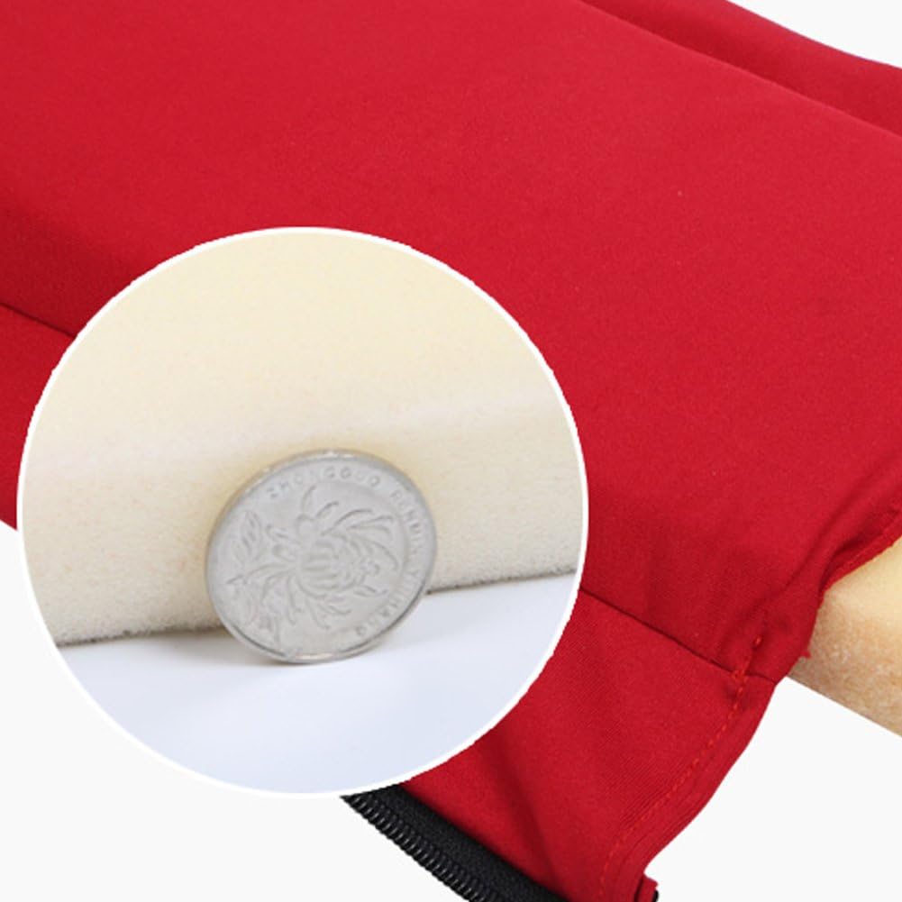 Loghot 2 Set Large Chair Armrests Pillow with Foam Cover Soft Armrest Cushion Pad for Home or Office Chair (Black): Kitchen & Dining
