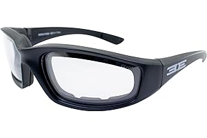 Epoch Eyewear Foam Padded Motorcycle Sunglasses Riding Glasses Z87+ Safety Glasses