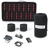 DGYAO Red & Infrared Light Therapy Belt for Pain Relief Flexible Wearable Wrap Deep Therapy Pad with Timer for Back Shoulder Joints Muscle Pain Relief