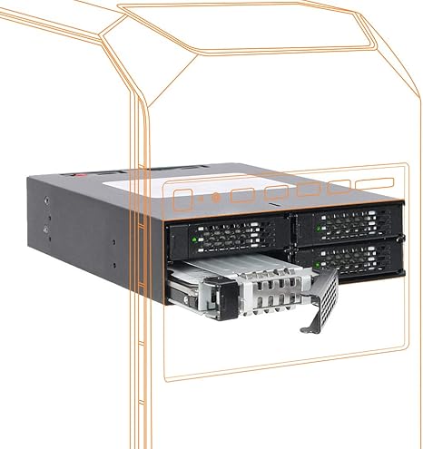 ICY Dock MB994SP-4S - Caja de Disco Duro (2.5