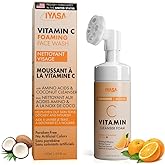 IYASA Vitamin C Foaming Face Cleanser – Gentle Daily Mousse With Amino Acids & Coconut Cleanser – Helps Remove Impurities & Supports Smoother-Feeling Skin – Suitable for Melanin-Rich Skin – 150 ml