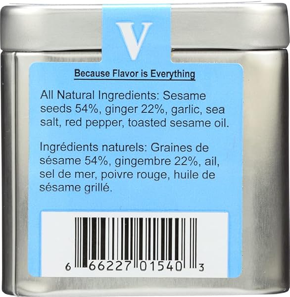 AZZUTORK VICTORIA TAYLOR’S TOASTED SESAME GINGER SEASONING 2.6 OZ (PACK OF 2)