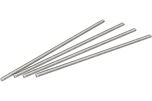 uxcell 4Pcs M5 x 150mm Fully Threaded Rod 304 Stainless Steel Right Hand Threads