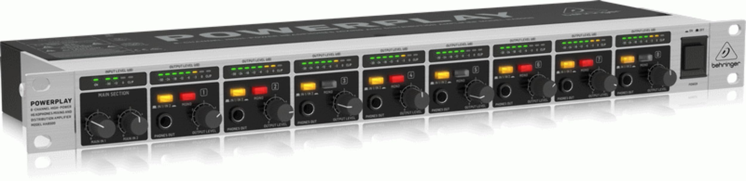 Behringer POWERPLAY HA8000 8 Channel High-Power