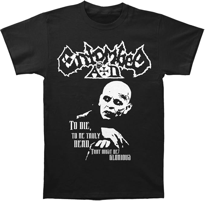 Entombed Ad Mens to Die TShirt, XLarge, Black Amazon.co.uk Clothing