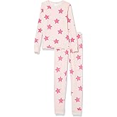 Calvin Klein Kids Girls' Bunny Fleece Pajama 2-Piece Sleep Set