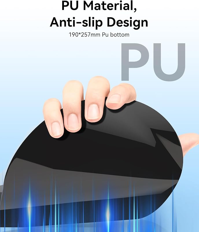 Tappetino Mouse con Poggiapolsi Gel,Ergonomico Mouse Pad con Base Antiscivolo per Casa e Ufficio (Gattino-4)