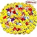 Dreampark Emoticon Party Favors, Emoticon Keychain 100 Pack Mini Plush Carnival Prizes for Kids Birthday Party Supplies Treasure Box School Prize Valentine Day Gifts for Kids Classroom Bulk Toy