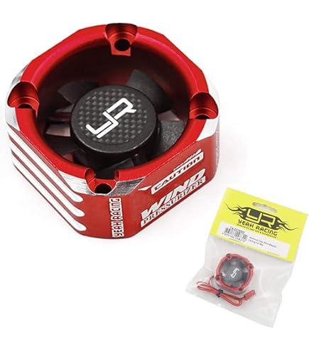 Ventola Di Raffreddamento Yeah Racing YA-0180-10th &ndash; Edizione Limitata 10&deg; Anniv., Custodia Alluminio