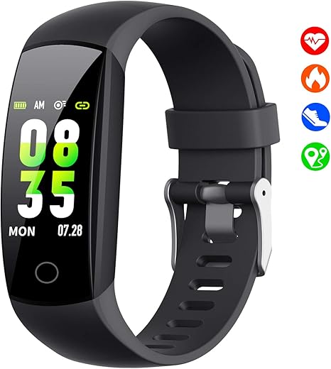 HETP Pulsera de Actividad Reloj Inteligente Mujer Hombre Pantalla ...