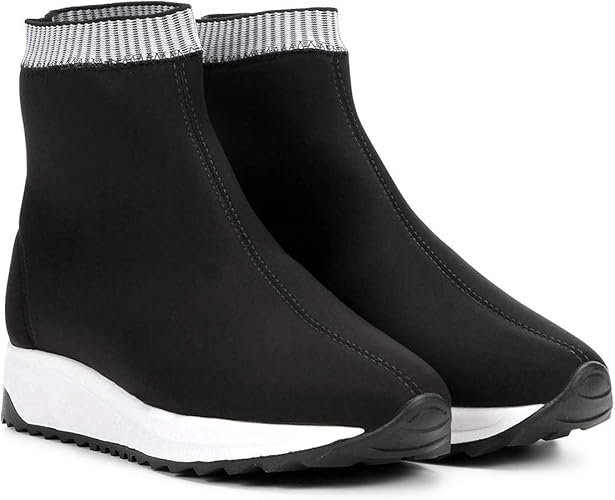 tênis beira rio elástico preto