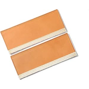 Leather Handle Wrap Genuine Vachetta Calf Leather Handbag Bag Handles Protector Pad Protective Sleeve Hook Loop Detachable 4