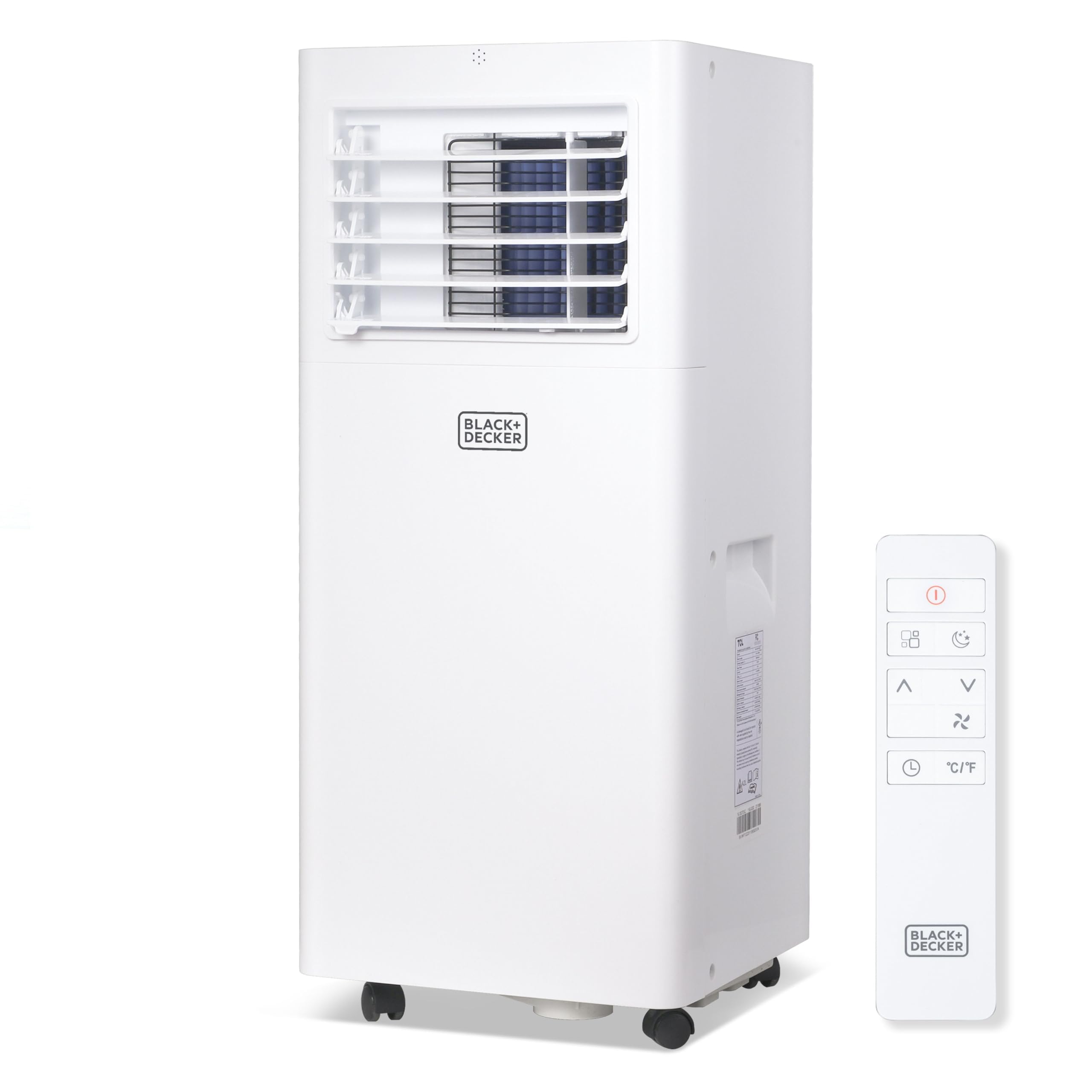 Photo 1 of BLACK+DECKER Portable Air Conditioner, 8,500 BTU (5,100 BTU SACC) for Rooms Up To 350 Sq. Ft., Portable AC with Full Function Remote Control & Window Kit, BPACT05SM, White