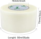 BOMEI PACK Clear Wide Duct Tape 75mm x 50m Waterproof Heavy Duty view 2