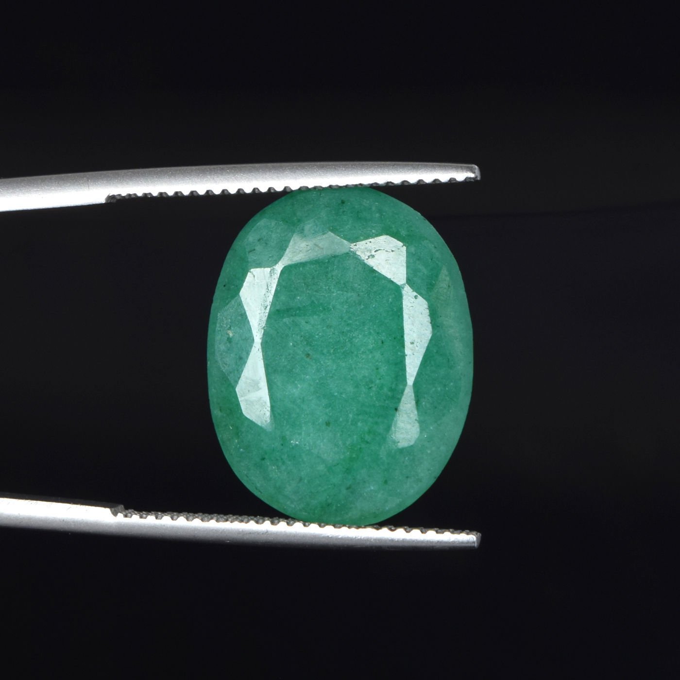 GEMHUB Loose Gemstones Colombian Emerald Approx 60.00 Carat - 7 Pcs Natural Oval Cut Green Emerald Loose Gems