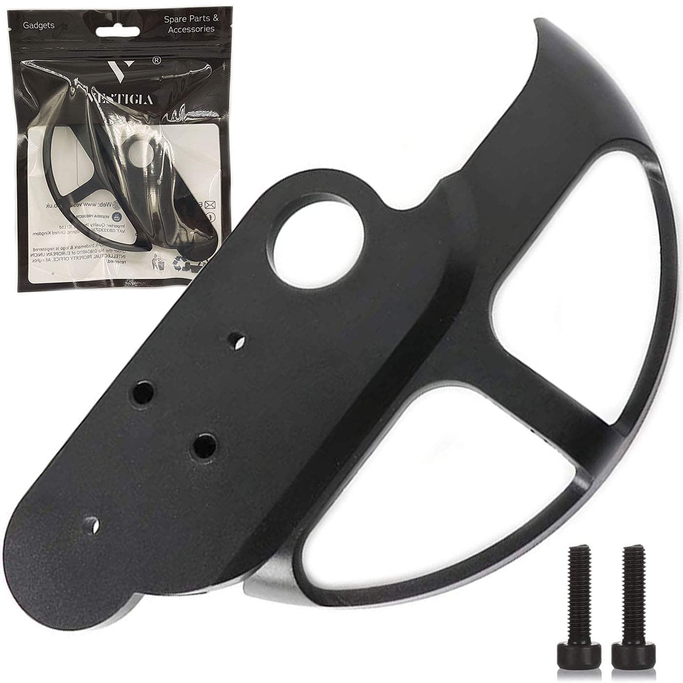 Vestigia® - Brake Disc Cover Protection for Xiaomi M365 1S Pro Electric Scooter - Rear Wheel Brake Disc Guard - Spare Parts for E-scooter (Black) — image 1