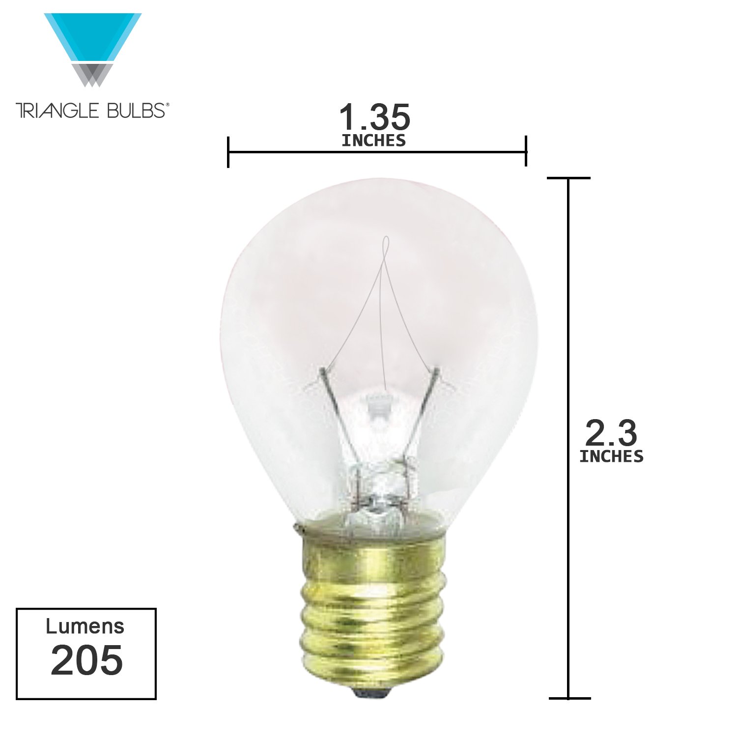 (10 Pack) 25S11/N 25 Watt E17 Intermediate Base HiIntensity Light