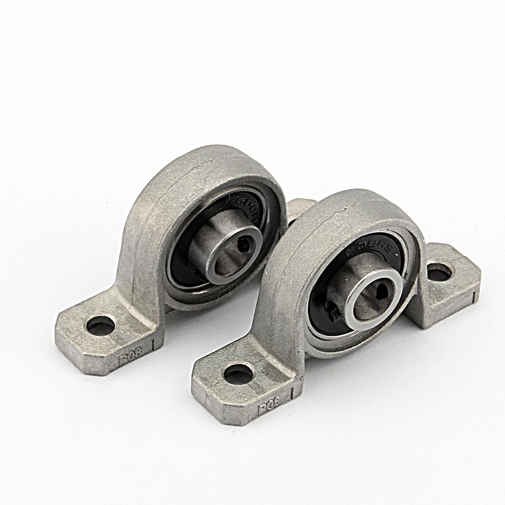 Set of 4 bearing housing, ball bearing block 8/10/12/20 m. 12 mm