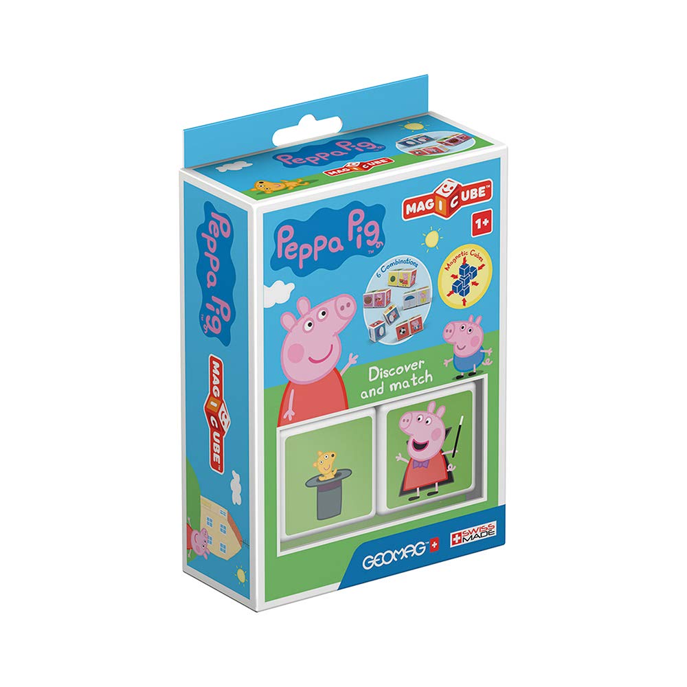 Geomag 047 Magicube Peppa Pig Discover Match Building Set - 2 cubes