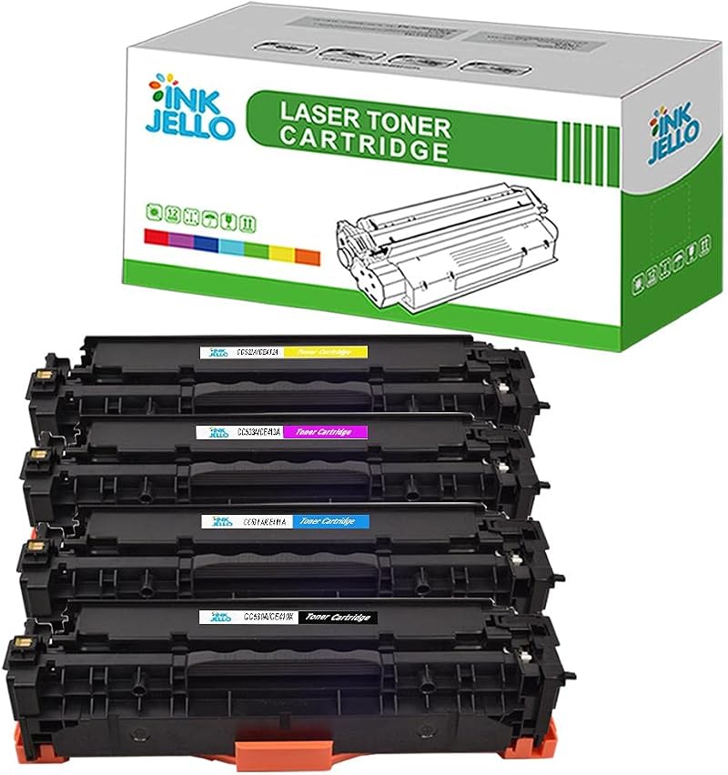 InkJello 4pk Toner Black Cyan Yellow Magenta for HP LaserJet Pro M351 M400 M475