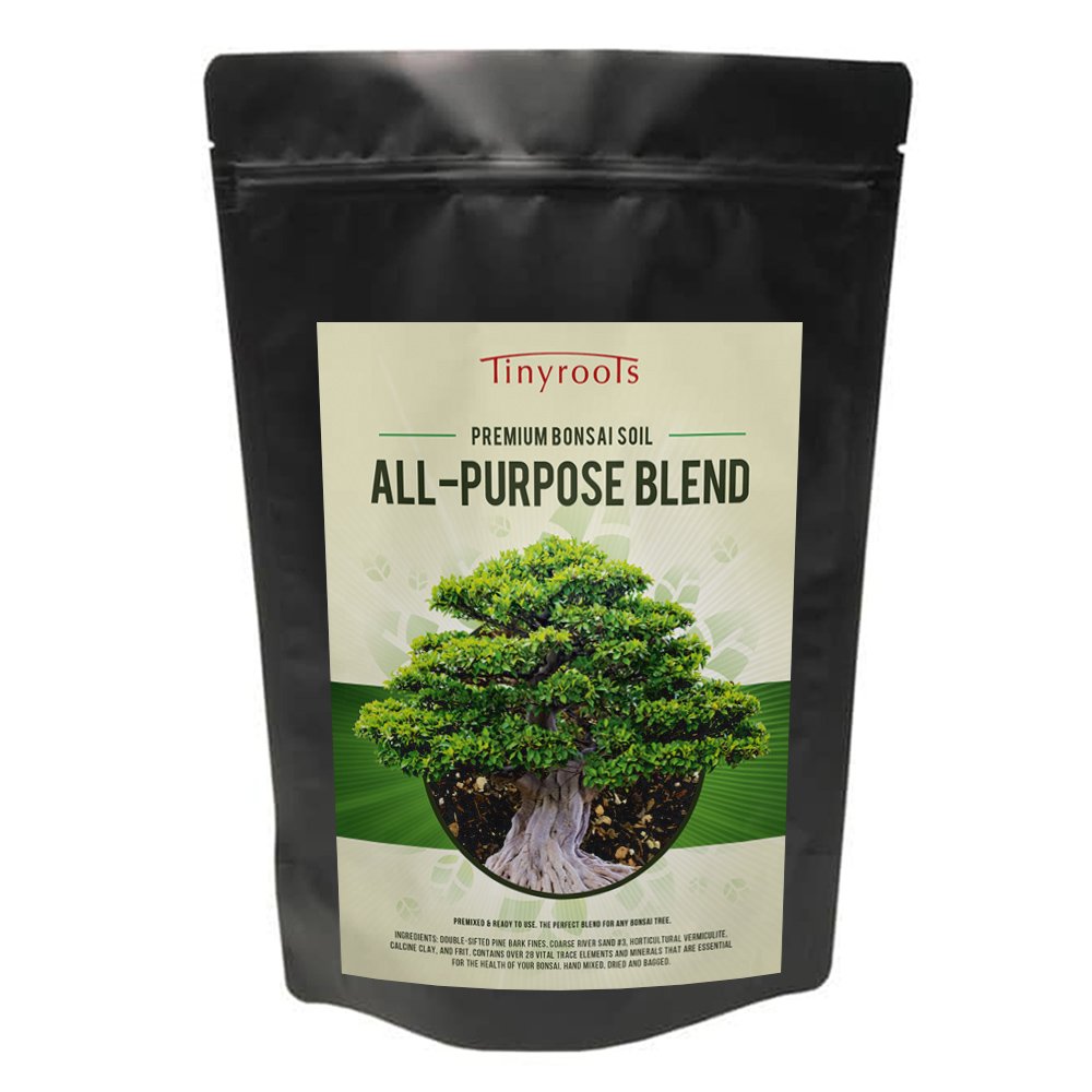 Bonsai Soil Mix by Tinyroots All Purpose Organic Mixed Bonsai Tree