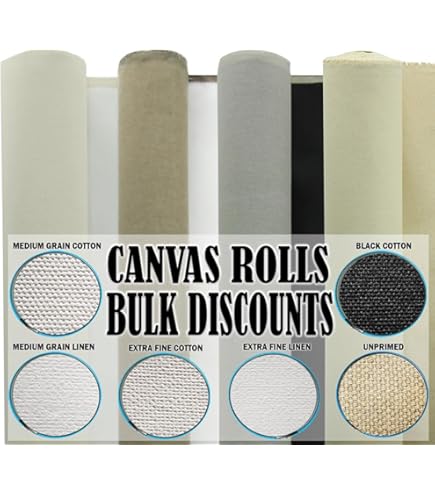 thumbnail image 2 of Jack Richeson Caravaggio Finest Italian Canvas Roll 14 Ounce 83 2 of 12