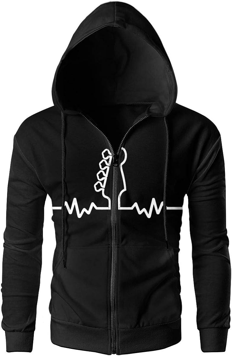 guitar zip up hoodie