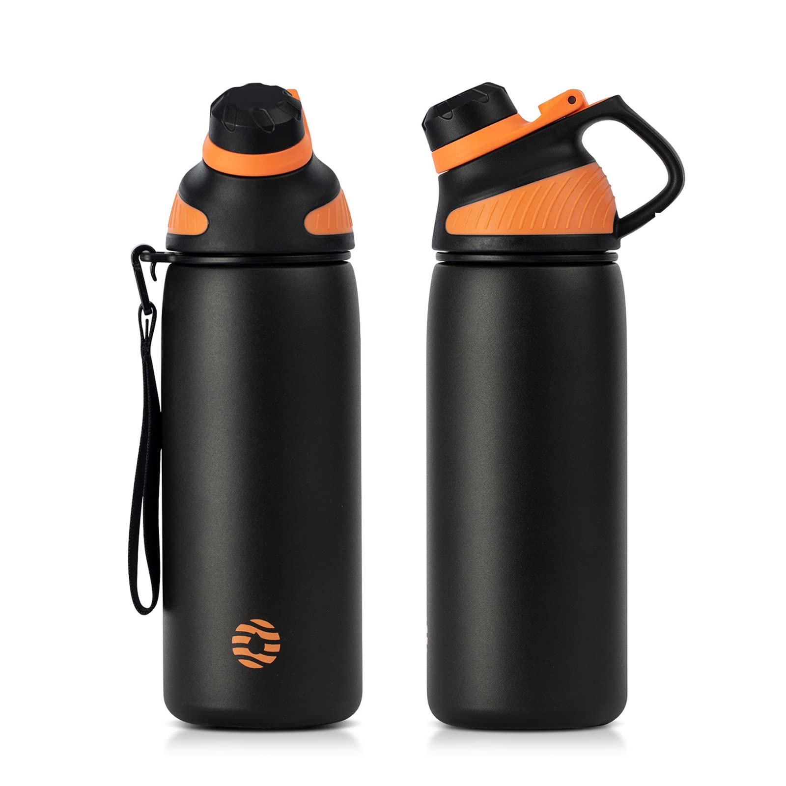 Fjbottle Stainless Steel Water Bottle 600ml/800ml/1L/1.5L with Magnetic Lid, BPA Free Insulated Water Bottle, Sports Metal Water Bottle Hot&Cold Drinks Vacuum Flask Leak-Proof for Gym, Work, Travel — image 1