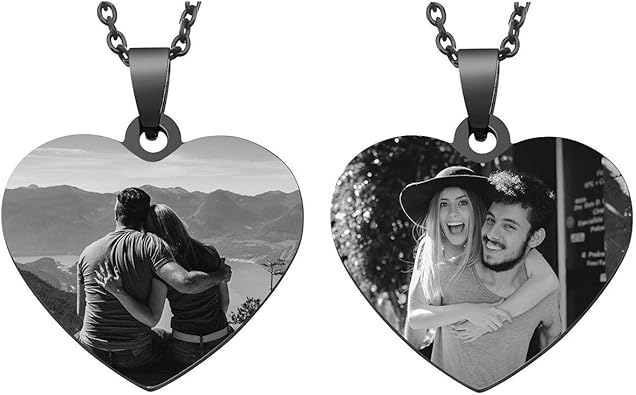custom double sided photo dog tags