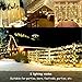 TOFU 300 LED Window Curtain String Light Wedding Party Home Garden Bedroom Outdoor Indoor Wall Decorations, Warm White
